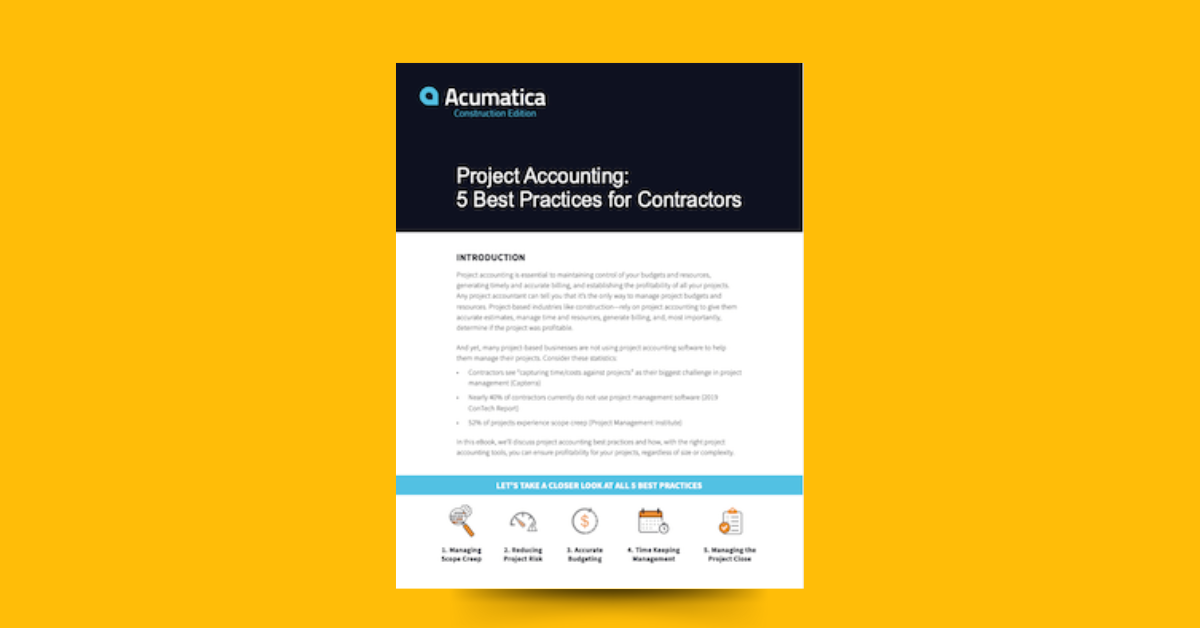 Project 5 Best Practices for Contractors